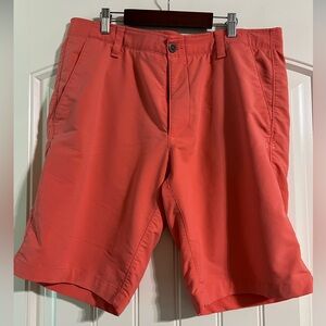 Under Armour heat gear coral golf shorts